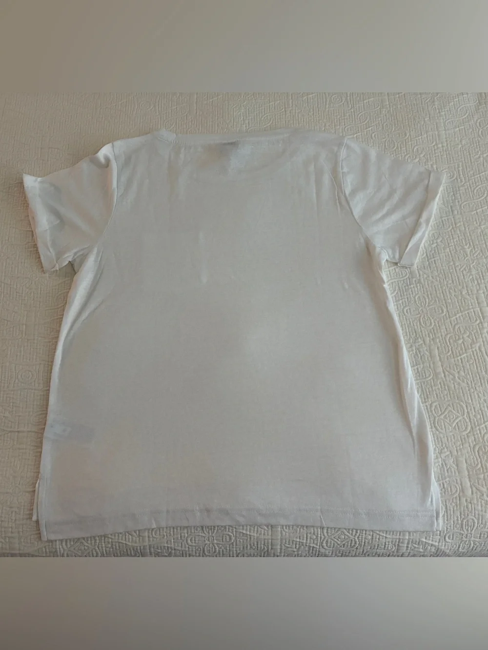J. Crew White Short-Sleeve Pocket Tee Medium